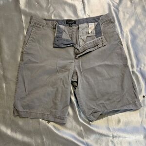 Banana Republic Gray Men's Flat Front Shorts